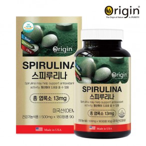 [오리진] 스피루리나 (500mg*180정)