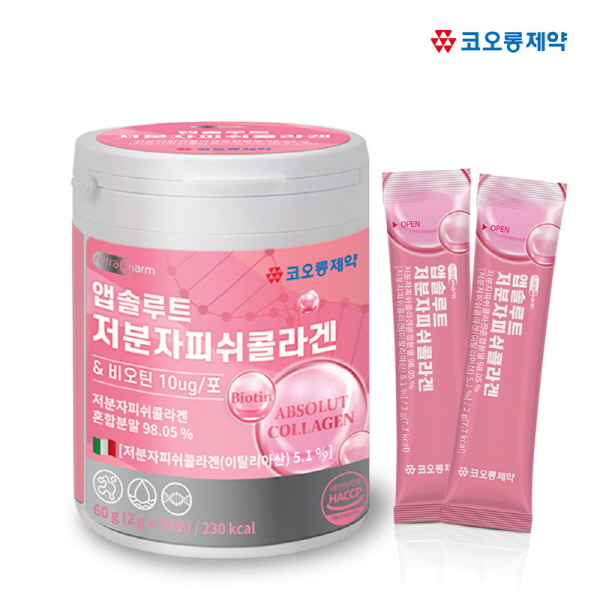 [코오롱제약] 앱솔루트 저분자피쉬 콜라겐 (2g*30포)