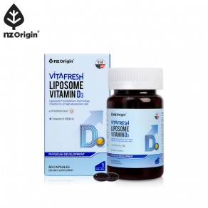 [NZ 오리진] 비타프레쉬 리포좀 비타민D3 (300mg*60캡슐)