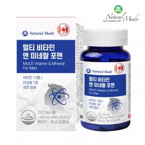 [네츄럴메이드] 멀티비타민 앤 미네랄 포맨 (1,445mg*90정)