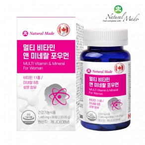 [네츄럴메이드] 멀티비타민 앤 미네랄 포우먼 (1,445mg*90정)