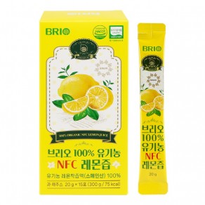 [브리오] 100% 유기농 NFC 레몬즙 (20g*15포)