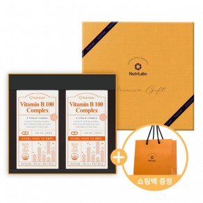 [뉴트리랩스] (선물세트) 비타민B 100 컴플렉스 (90정*2개) (쇼핑백동봉)