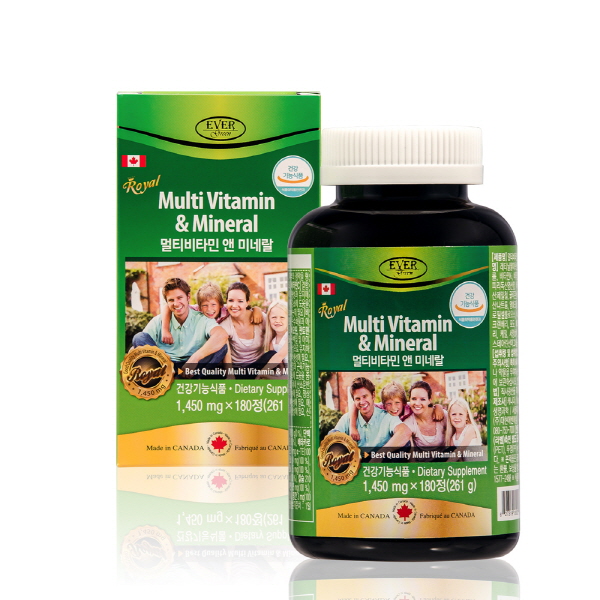 [에버그린] 멀티비타민 앤 미네랄 (1,450mg*180정)