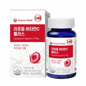 [네츄럴메이드] 리포좀 비타민C 플러스 (1,900mg*60정)