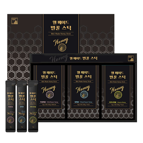 웰메이드 벌꿀 스틱 (15g*30포)