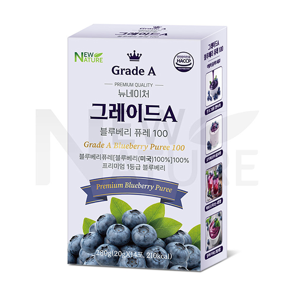 [뉴네이처] 그레이드 A 블루베리 퓨레 100 (20g*14포)